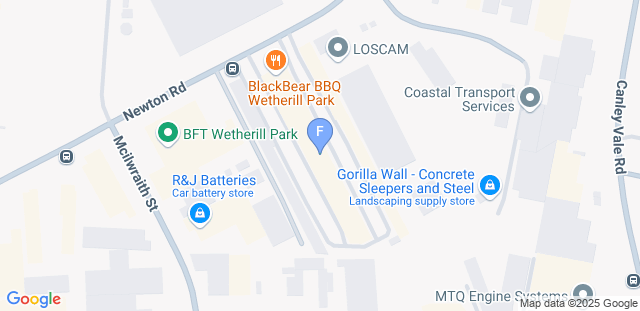 Map to Forza Jiu Jitsu Wetherill Park